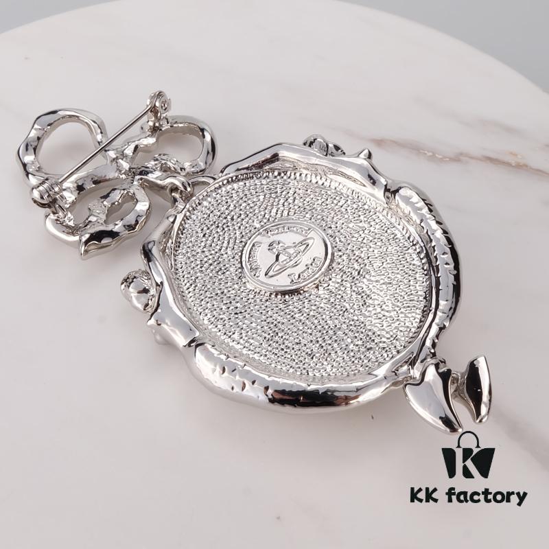 West Queen Mermaid Brooch