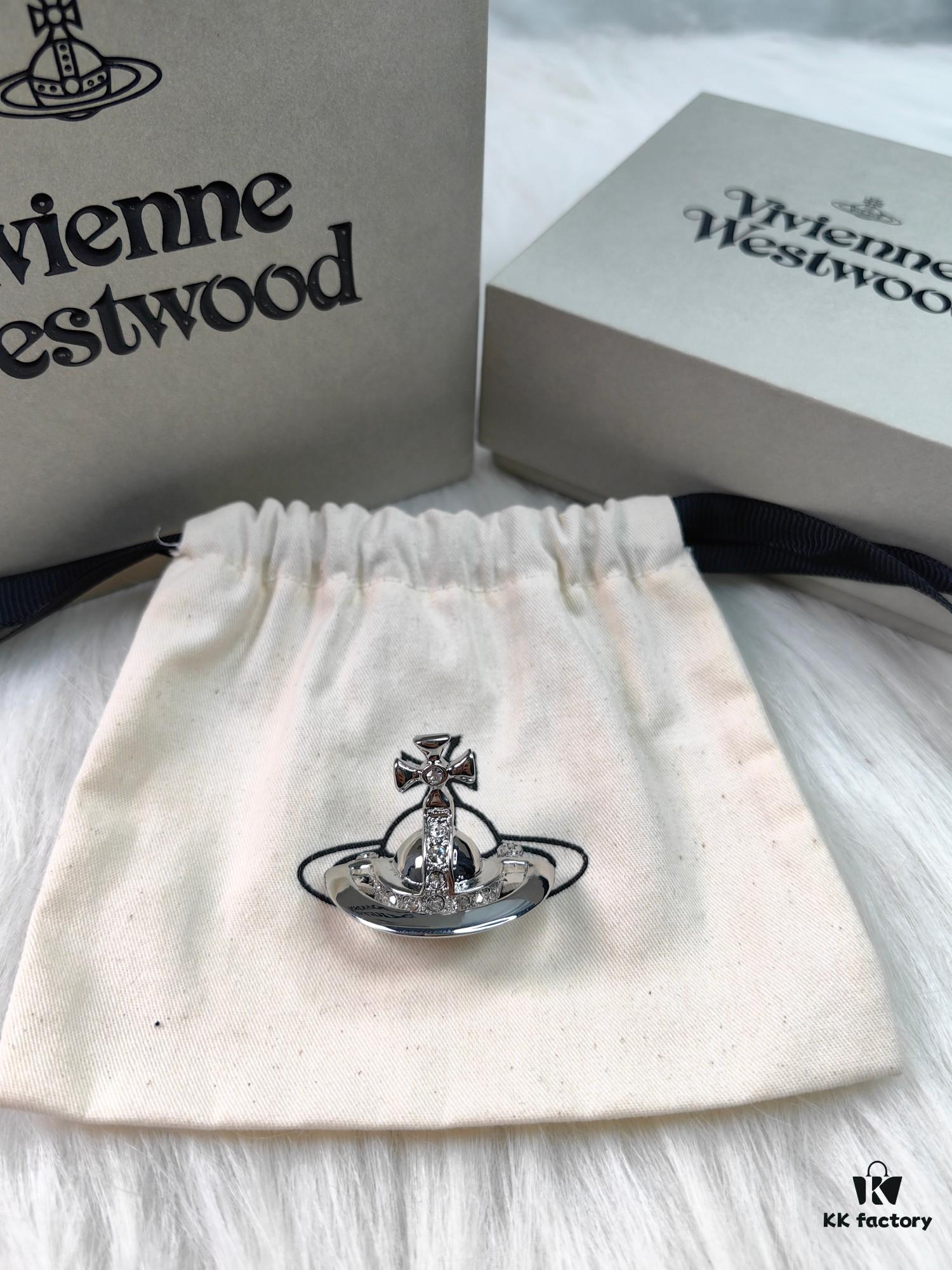 Vivienne Westwood Saturn 3D Brooch