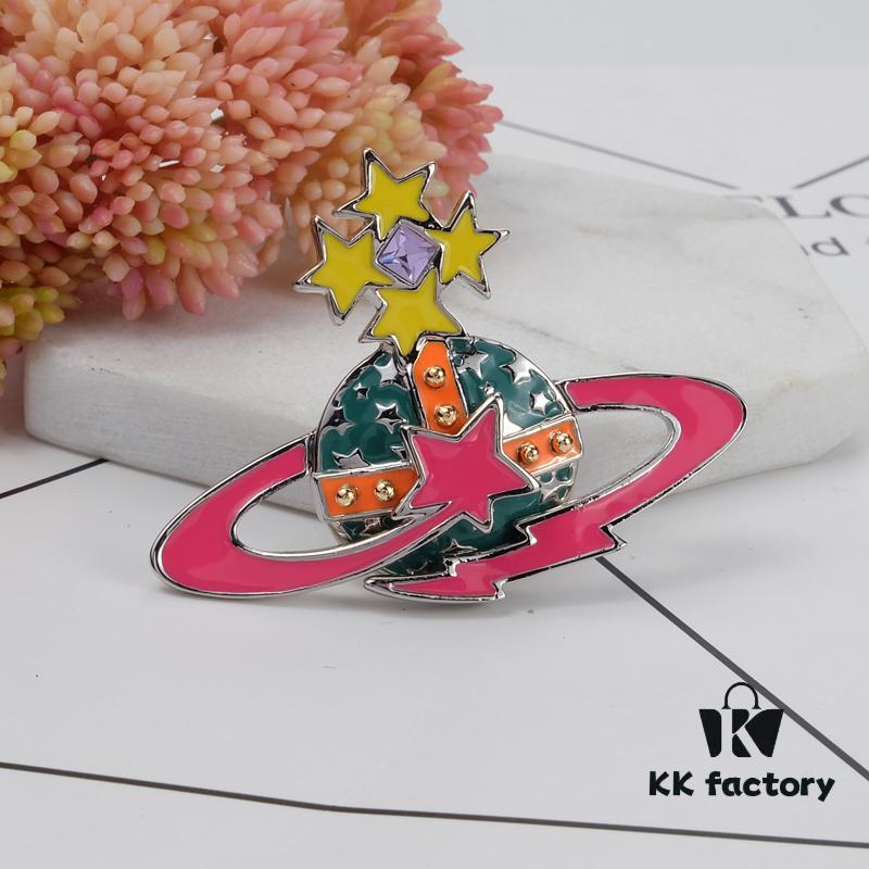 Westminster Queen Colorful Shooting Star Brooch
