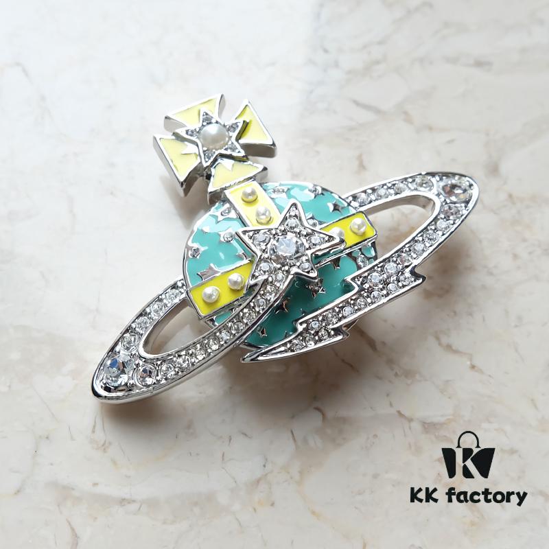 Westminster Queen Colorful Shooting Star Brooch