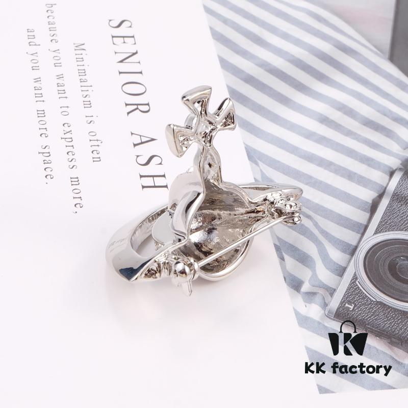 Vivienne Westwood Saturn 3D Brooch