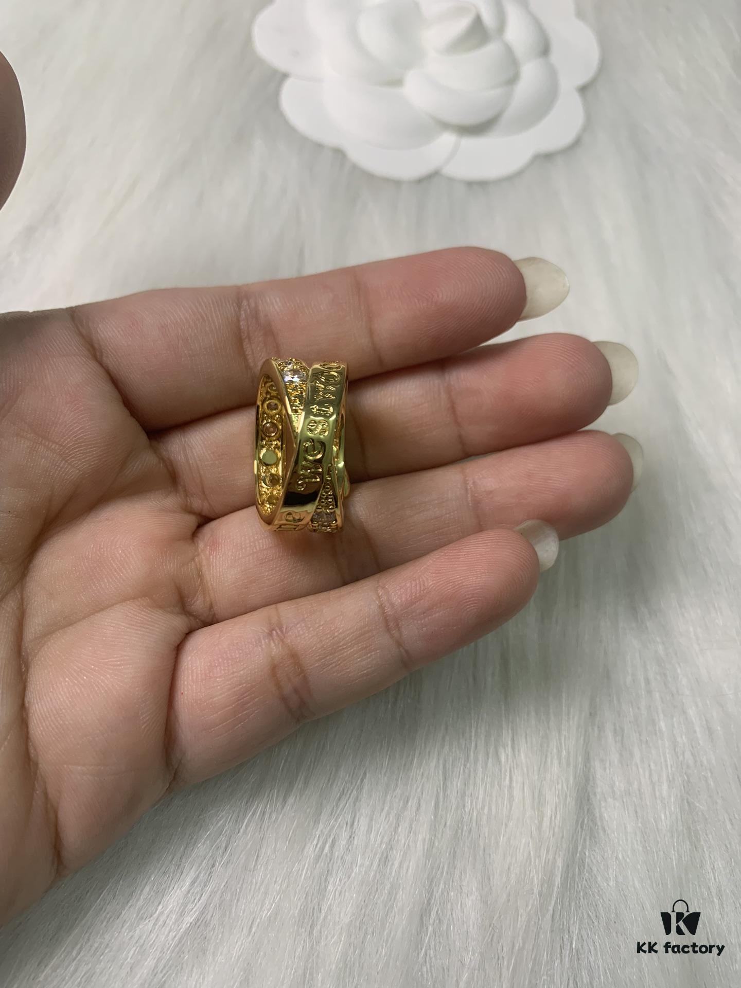 Westminster Belt Head Ring, Available in Black Gold, Yellow Gold, Rose Gold, and White Gold