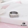 West Grandma Square Retro Letter Ring, Size 6, 7, 8