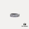 West Grandma Square Retro Letter Ring, Size 6, 7, 8
