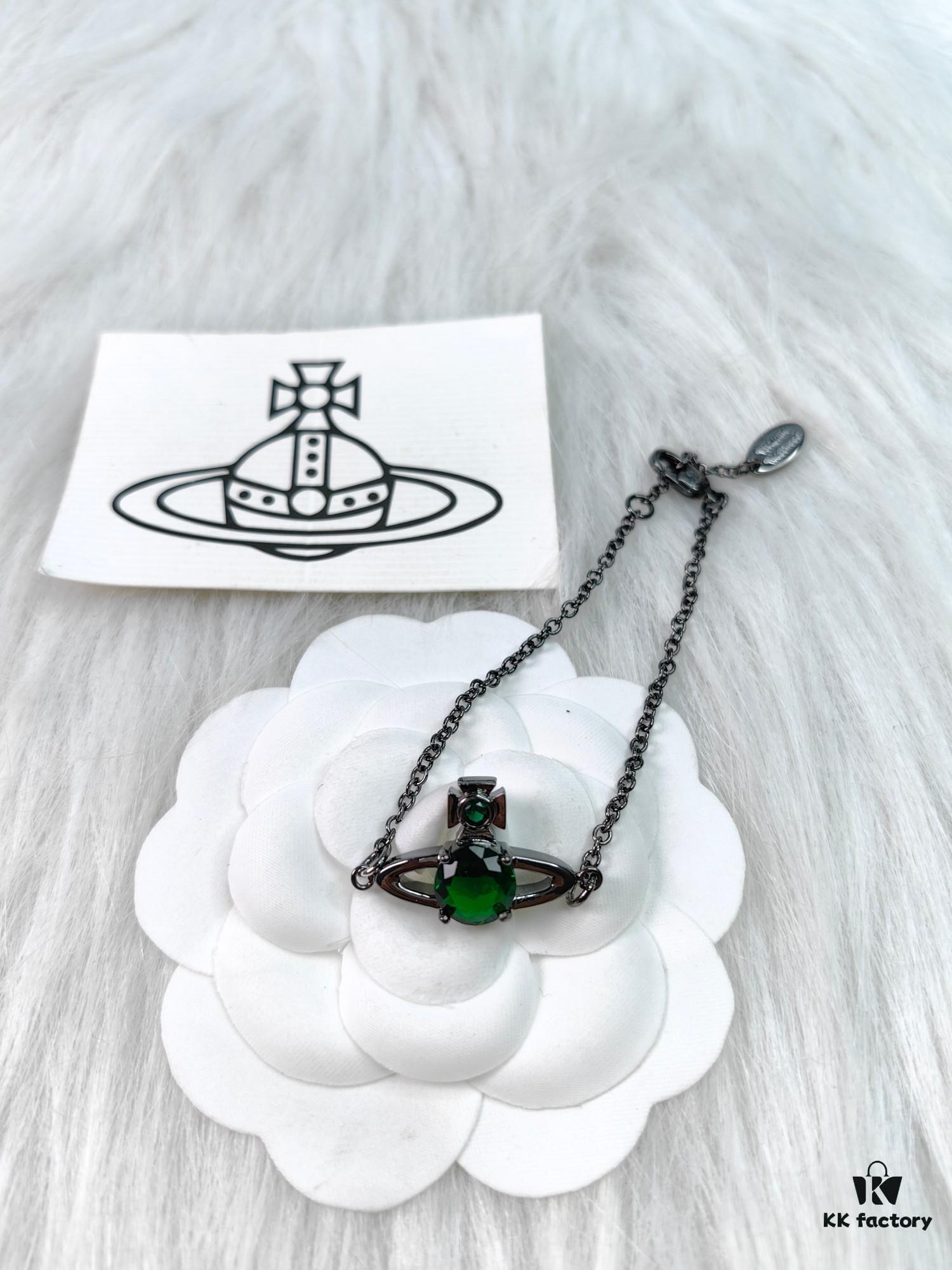 Vivienne Westwood Single Diamond Black and Gold Series