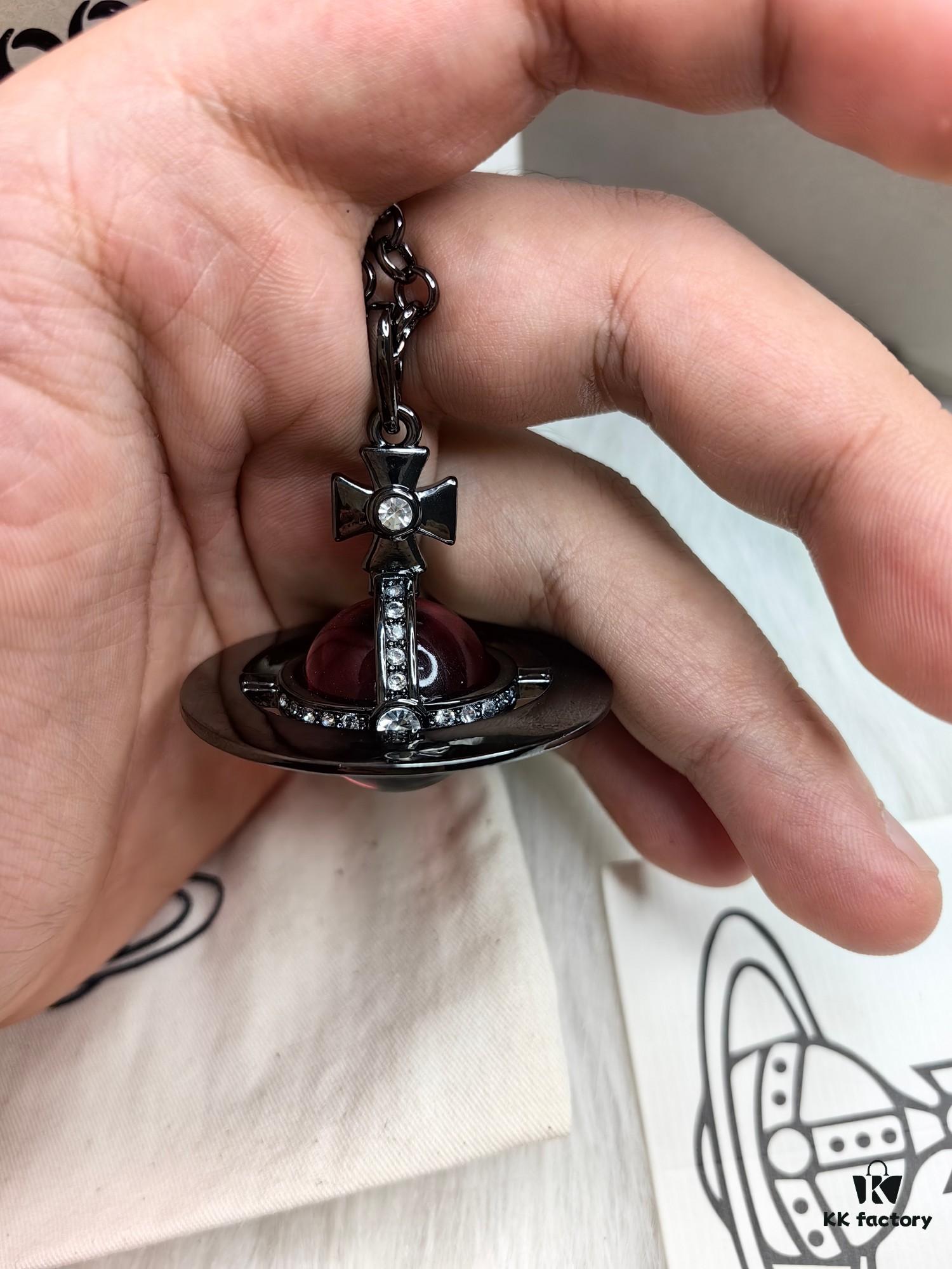 Westminster Large 3D Saturn Necklace with 20mm Bead