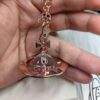 Vivienne Westwood Large 3D Saturn Necklace with 20mm Pearl