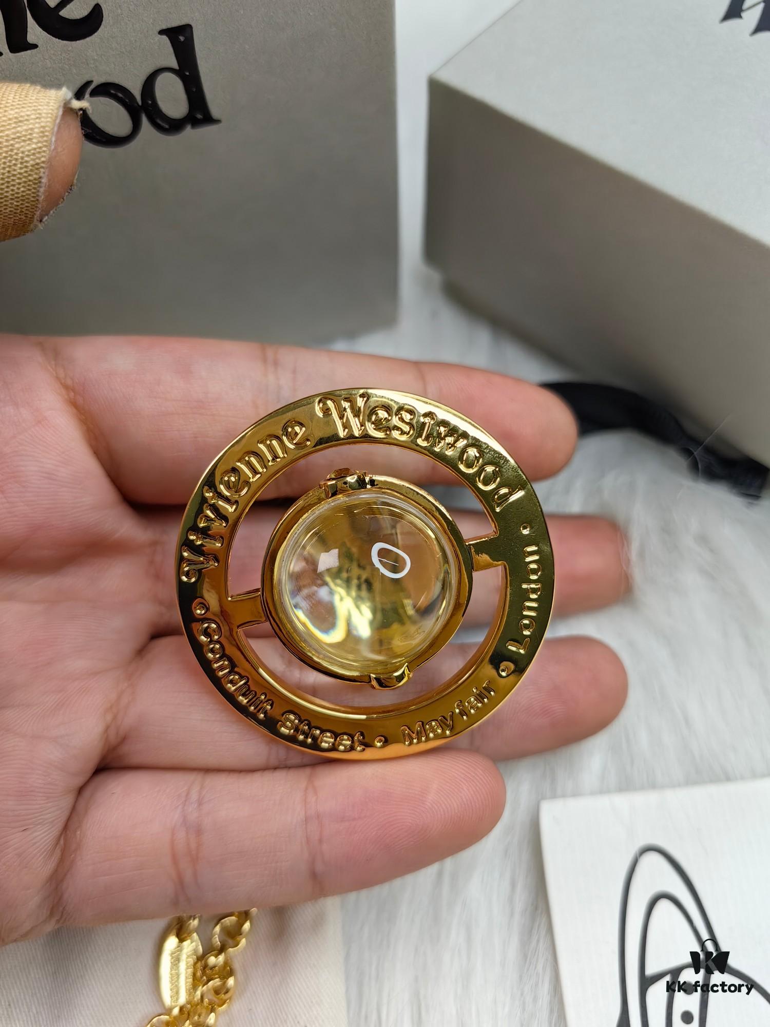 Westminster Large 3D Saturn Necklace with 20mm Bead