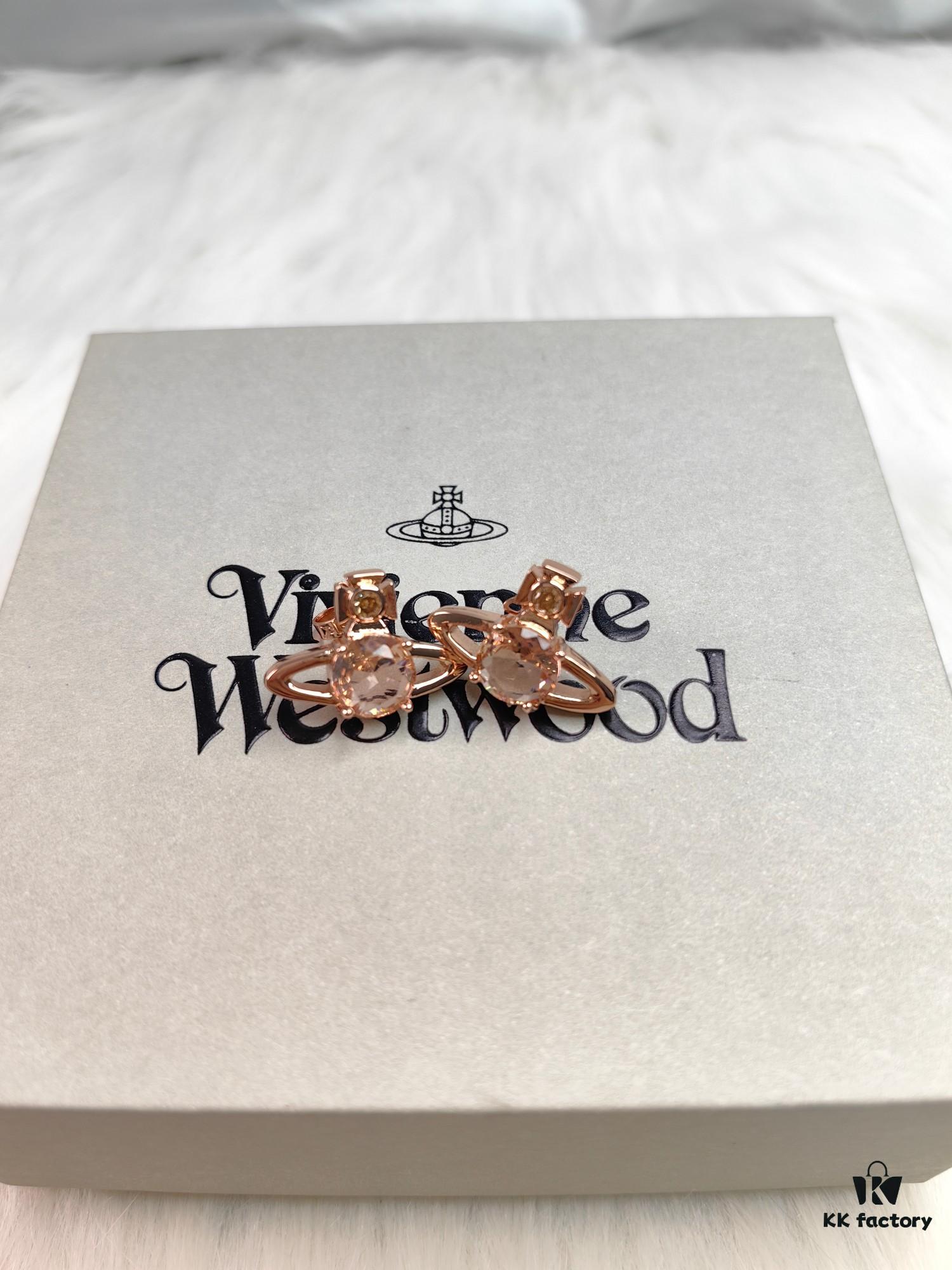 Vivienne Westwood Single Diamond Colored Earrings Series