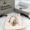 Vivienne Westwood Pig Bracelet in Gold and White Gold Color, In Stock