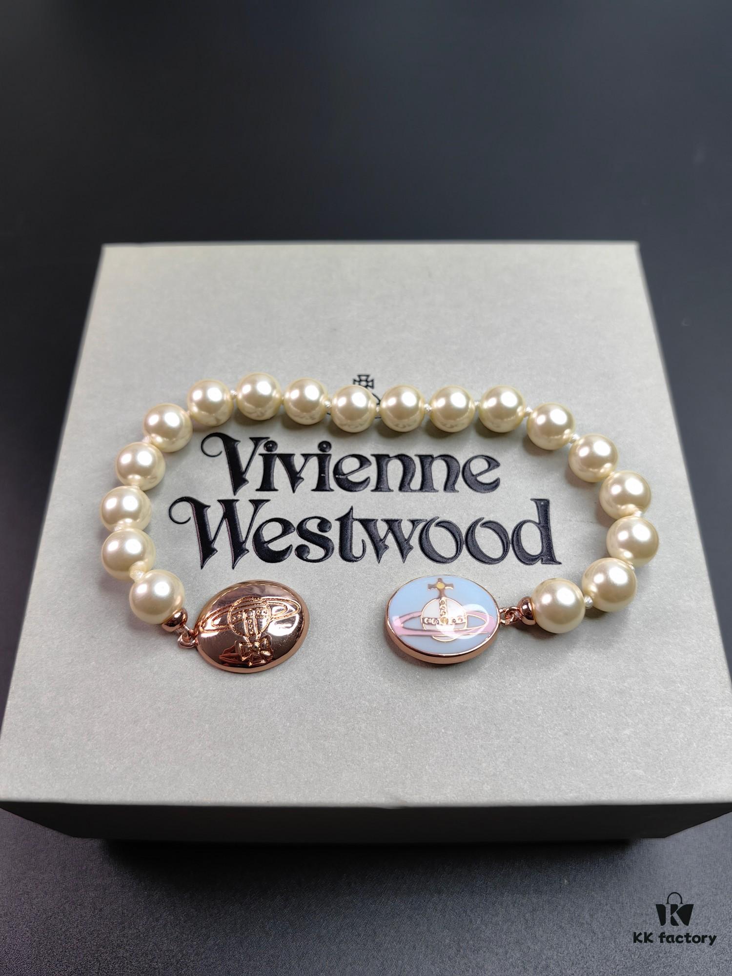 West Queen Enamel Magnetic Clasp Bracelet and Necklace, Lotus Purple