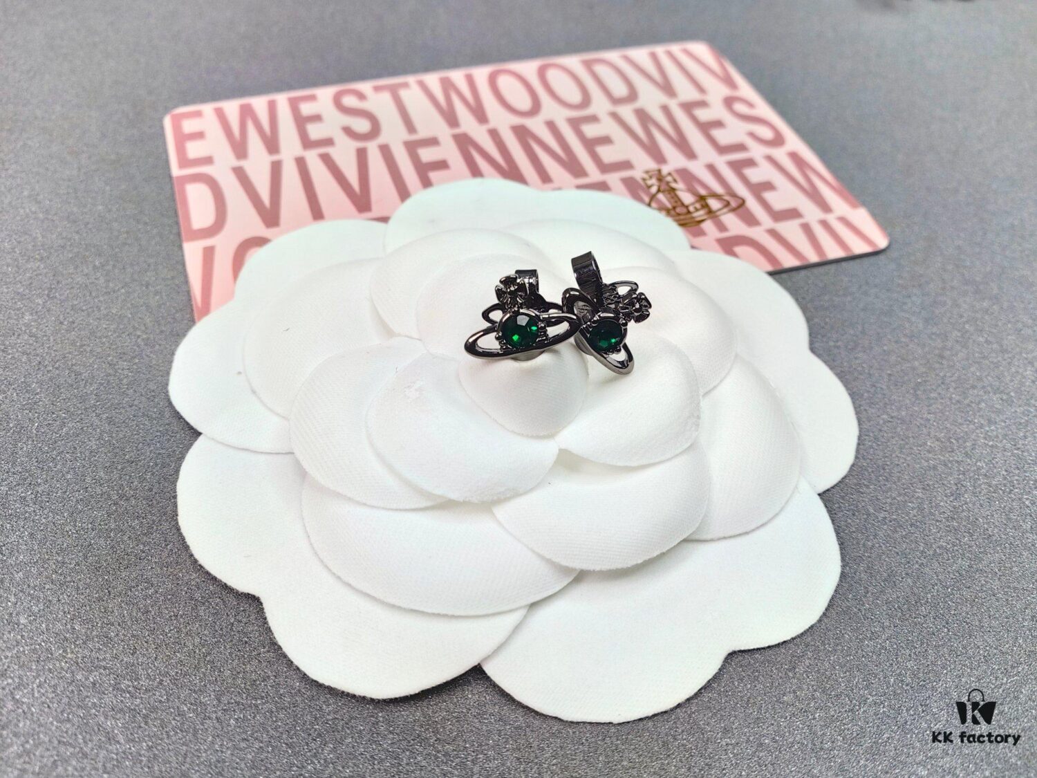 West Queen Mini Single Diamond Stud Earrings, Available in Multiple Colors