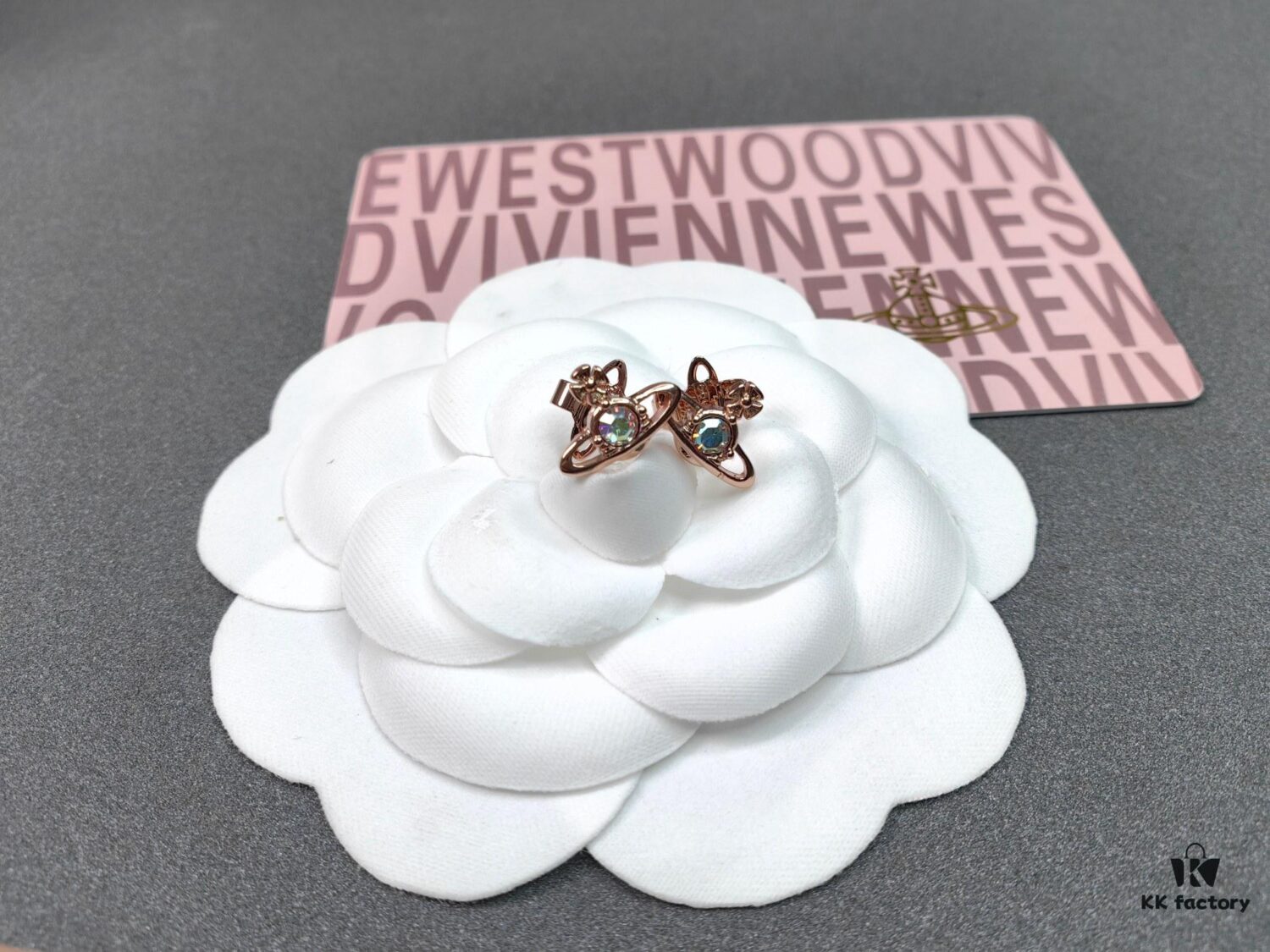 West Queen Mini Single Diamond Stud Earrings, Available in Multiple Colors