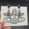 West Queen Saturn Earrings