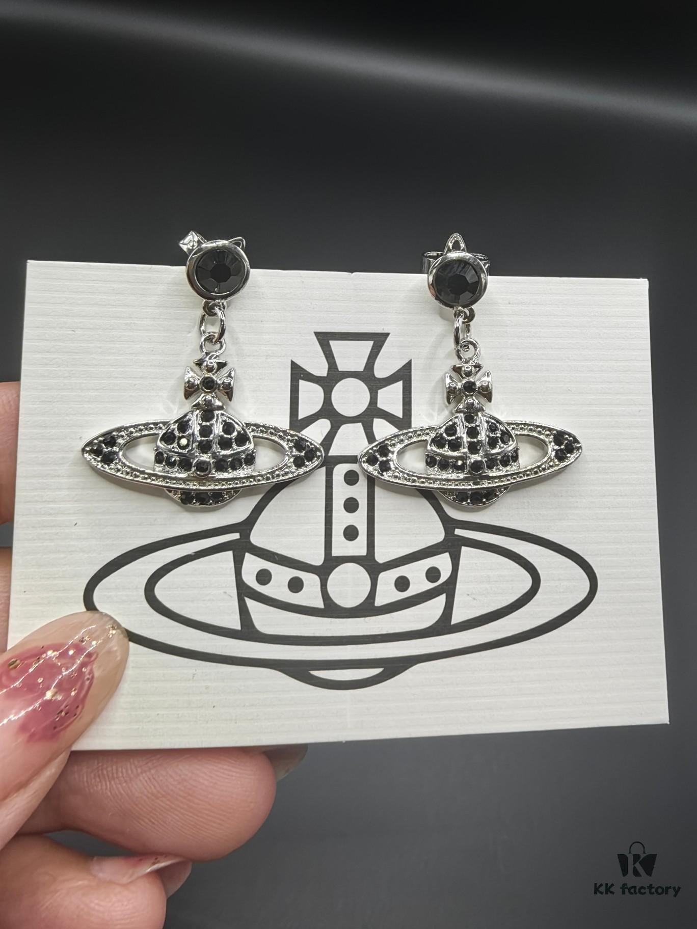 West Queen Saturn Earrings