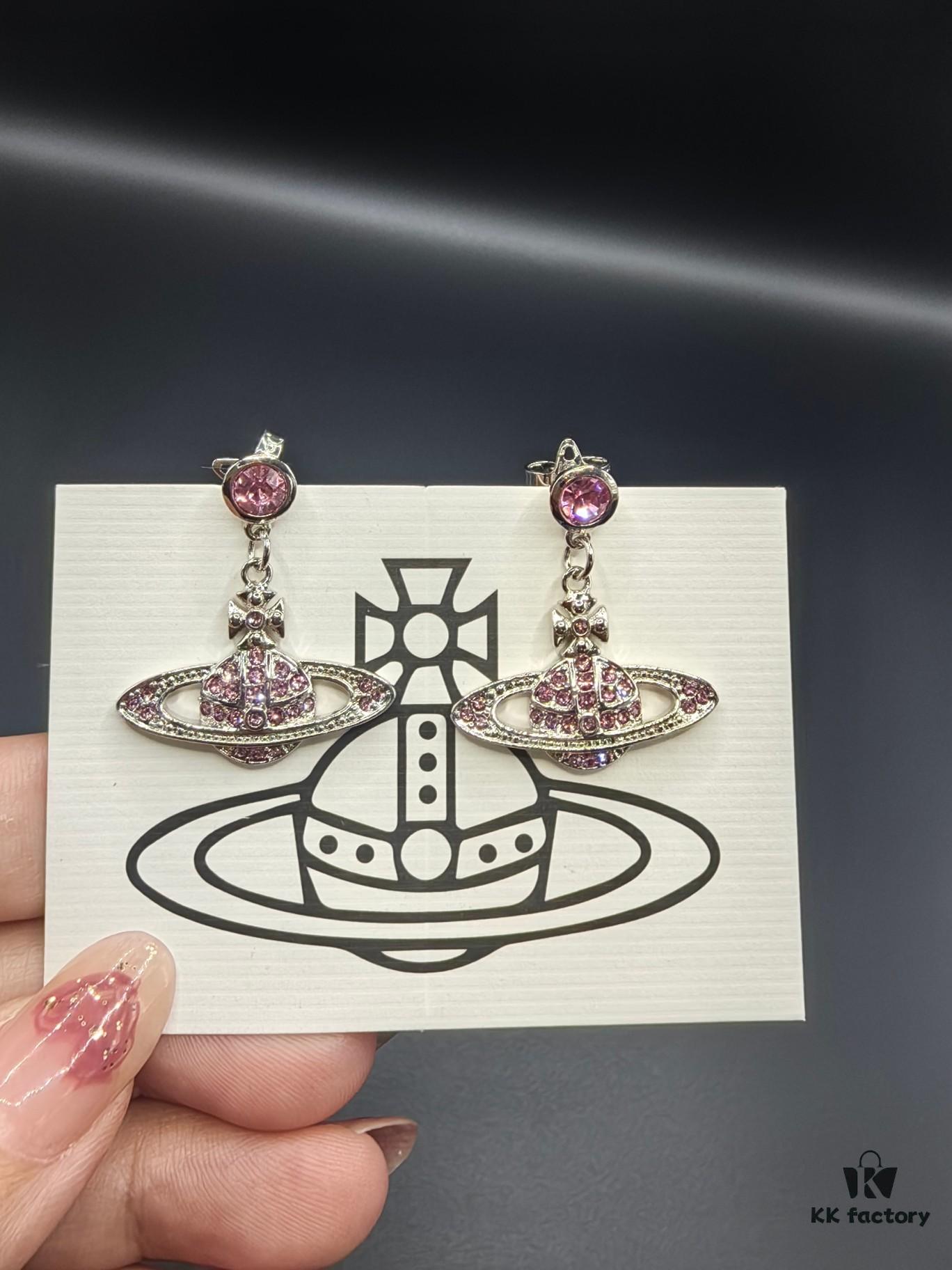 West Queen Saturn Earrings