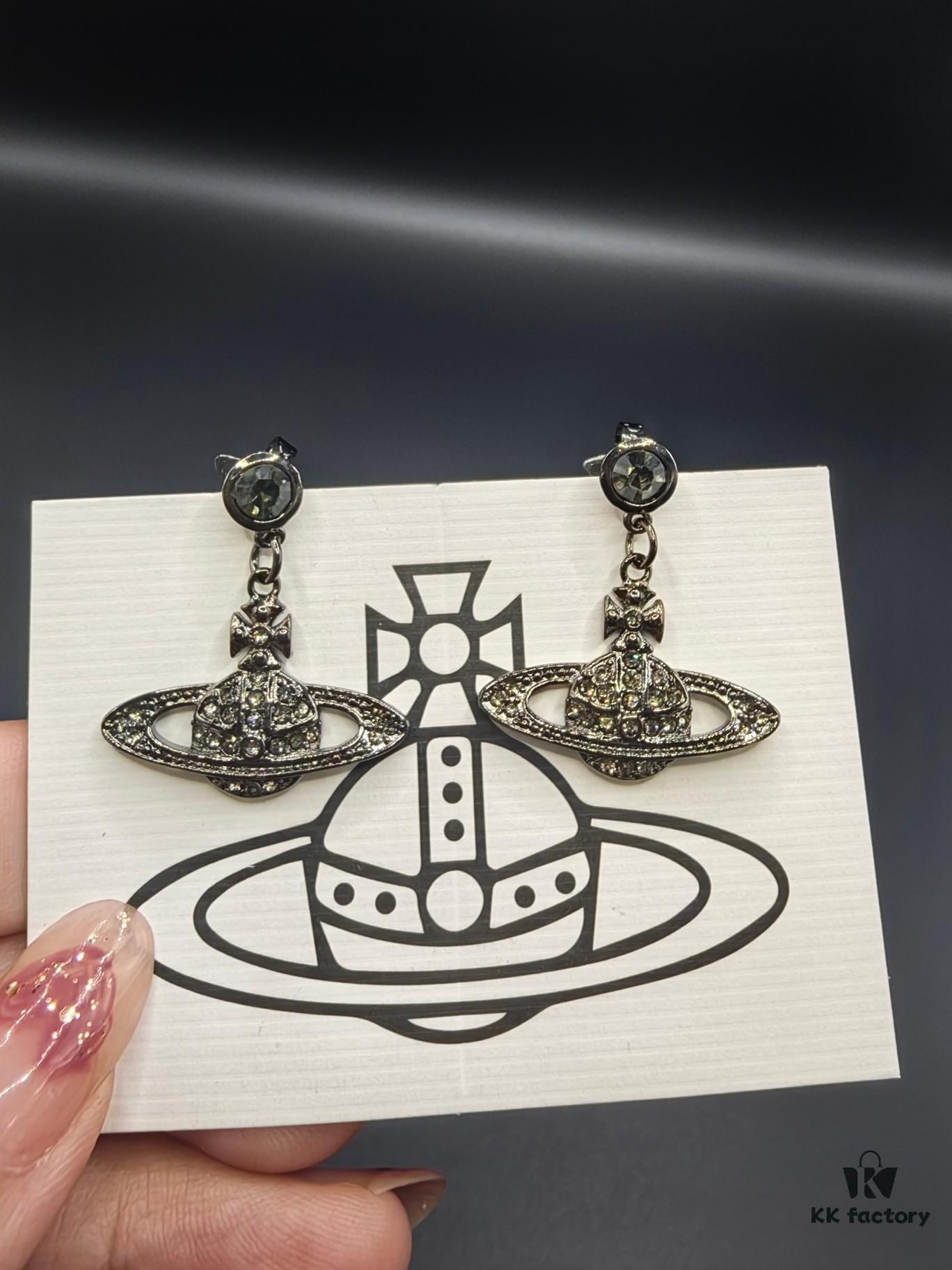 West Queen Saturn Earrings