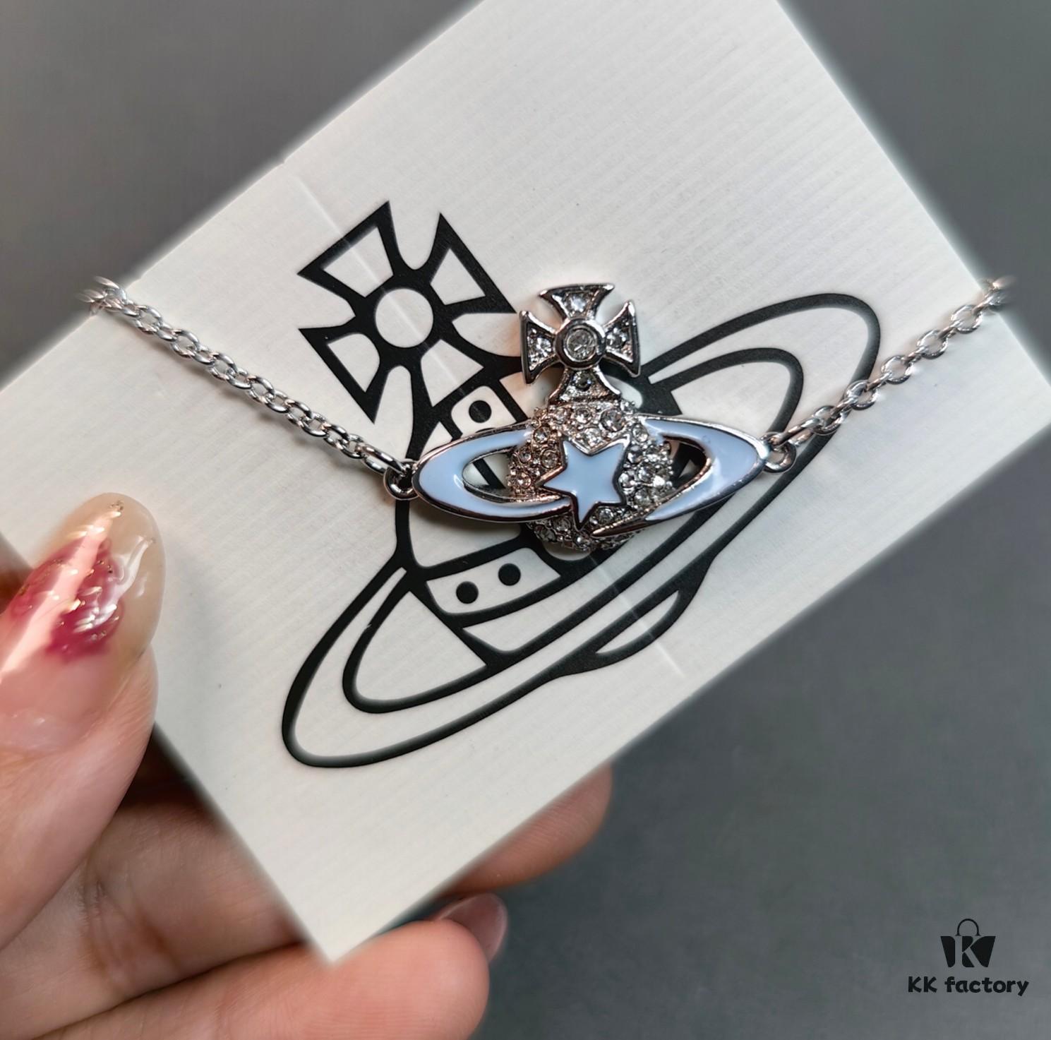 West Queen Pentagram Resin Necklace, Bracelet, and Earring Set