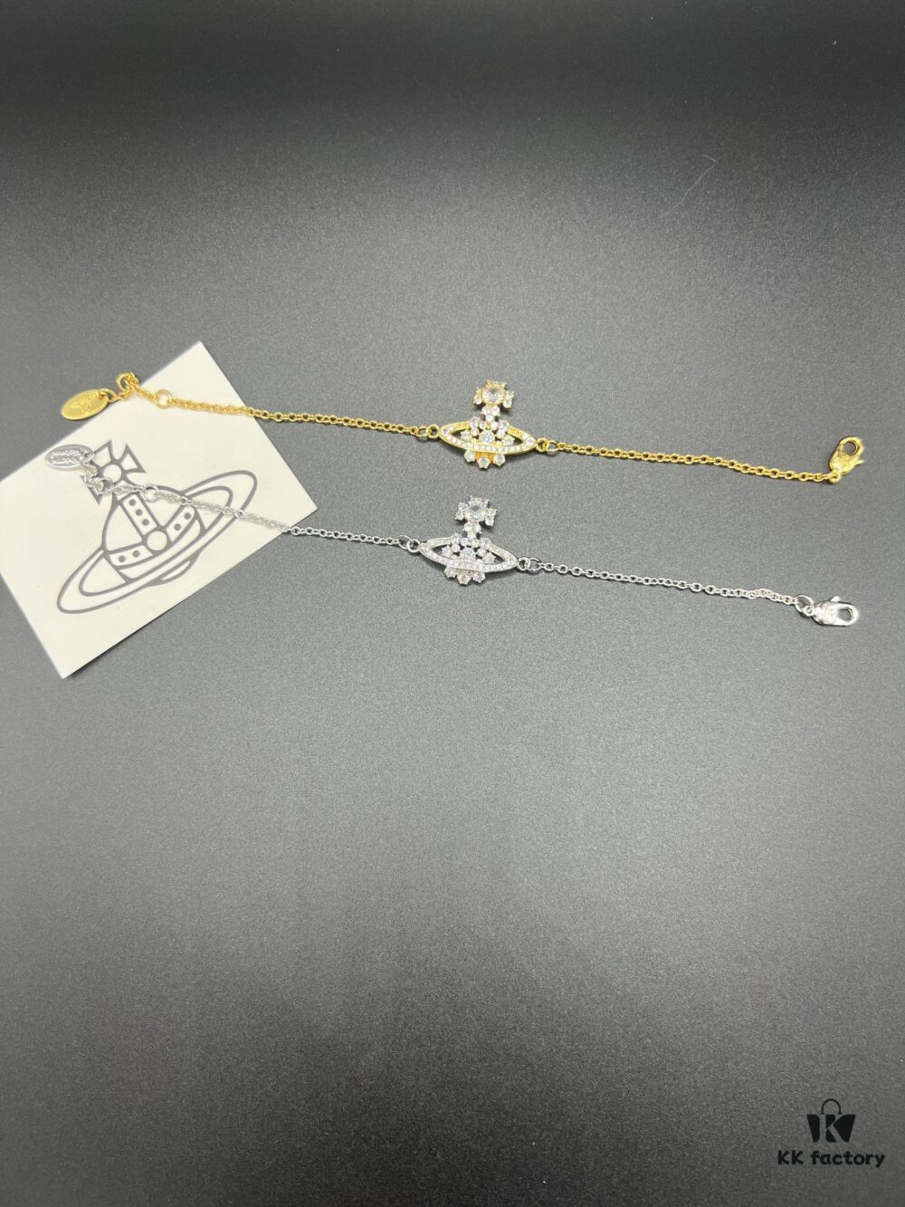 West Queen Snowflake Necklace, Bracelet, and Stud Earrings with Eight-Arrow Eight-Heart Zirconia in White Gold and Yellow Gold
