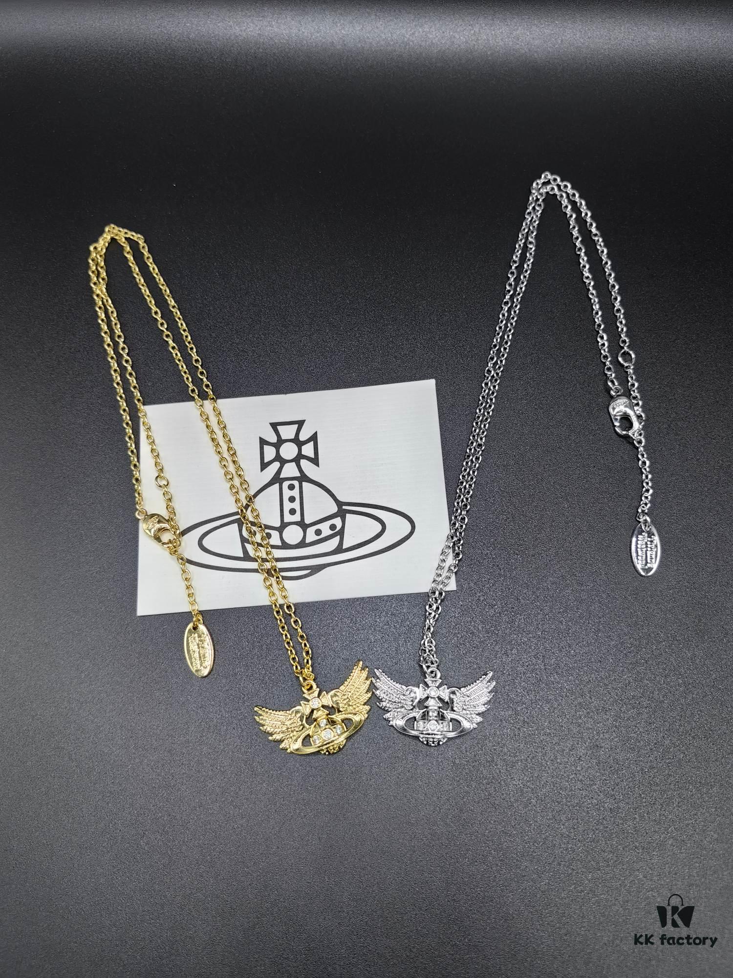 Westminster Winged Saturn Necklace