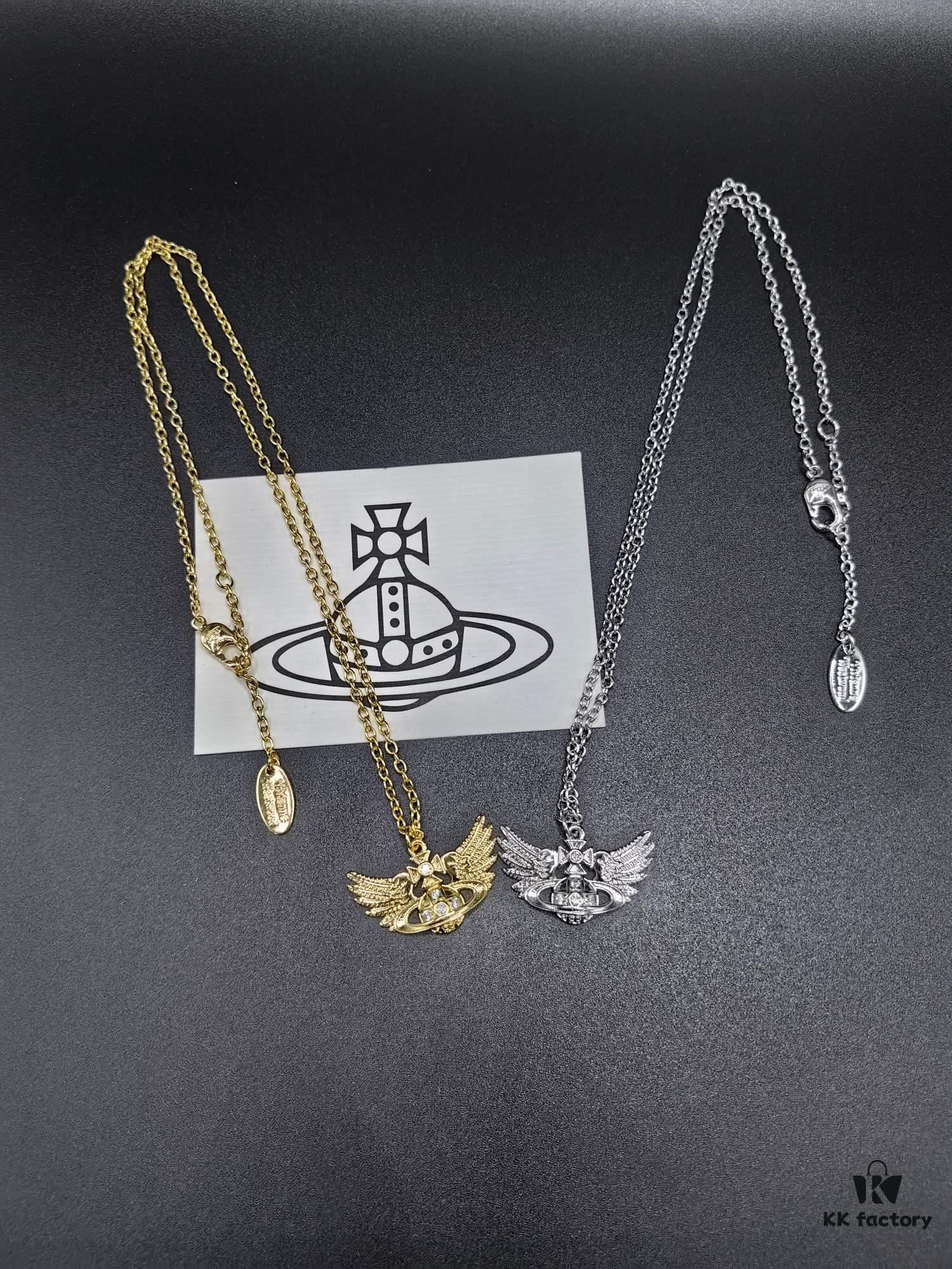Westminster Winged Saturn Necklace