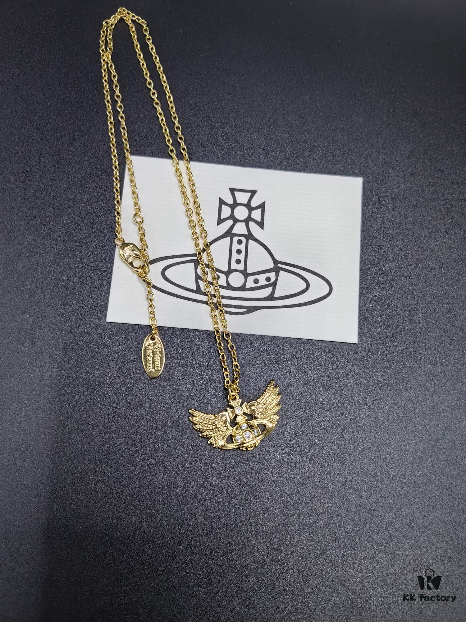 Westminster Winged Saturn Necklace