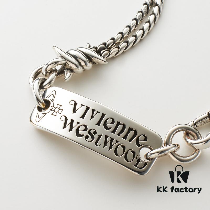 Vivienne Westwood Distinctive Letter Pendant Necklace - Short Style