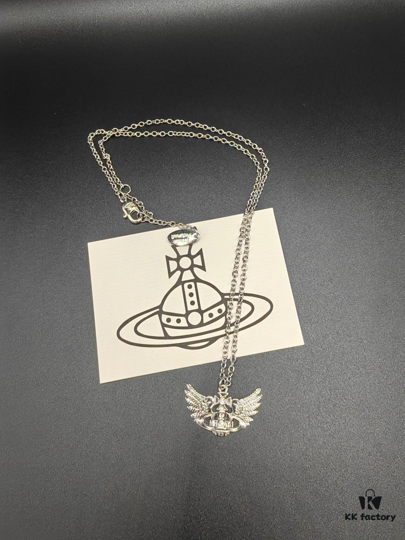 Westminster Winged Saturn Necklace