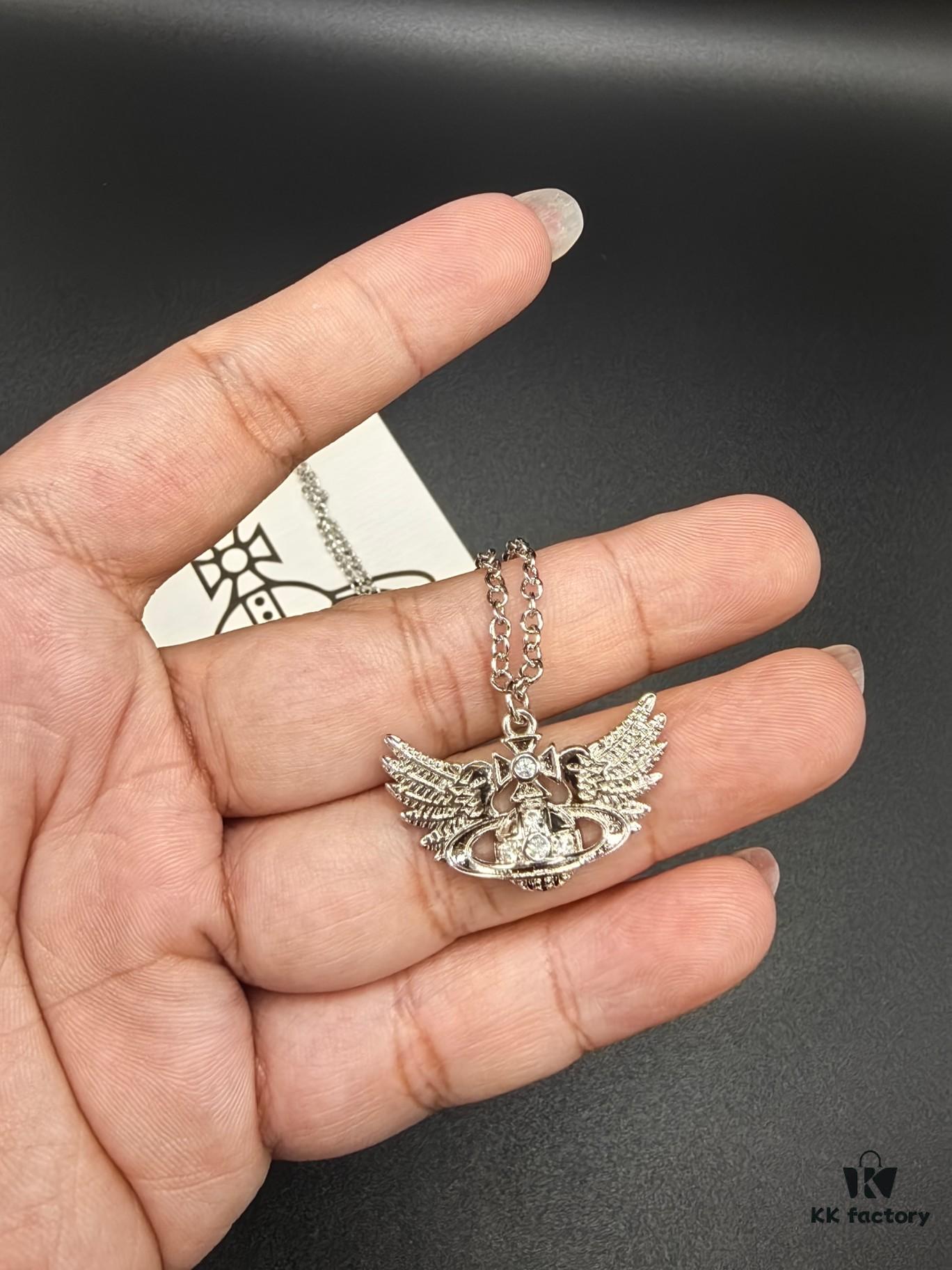 Westminster Winged Saturn Necklace
