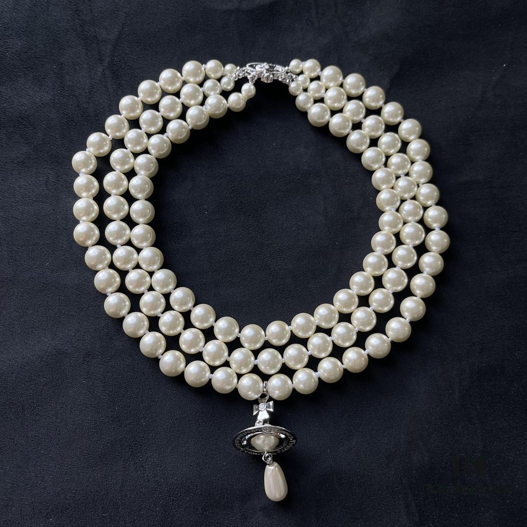 West Empress Three-Layer Necklace