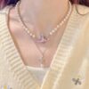 West Grandma Exquisite Saturn Pearl Necklace Set