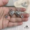 West Grandma Beimu Love Pin Stud Earrings