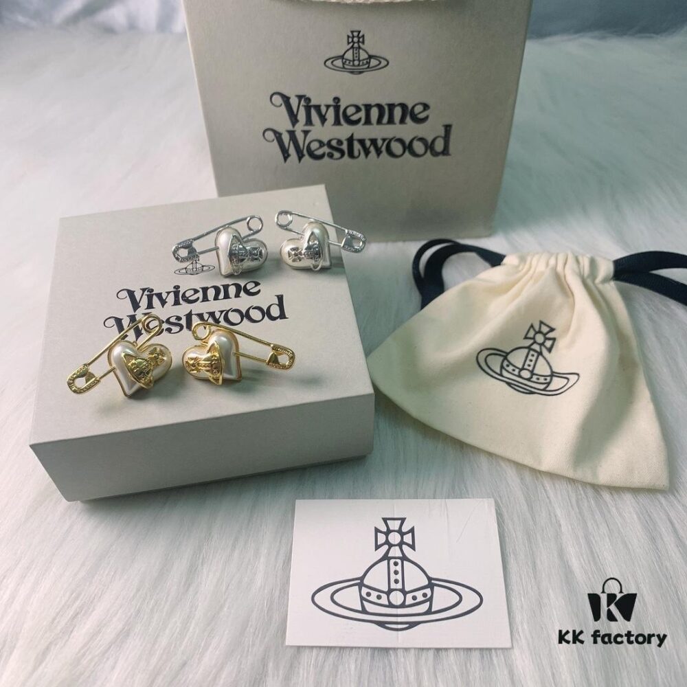 West Grandma Beimu Love Pin Stud Earrings