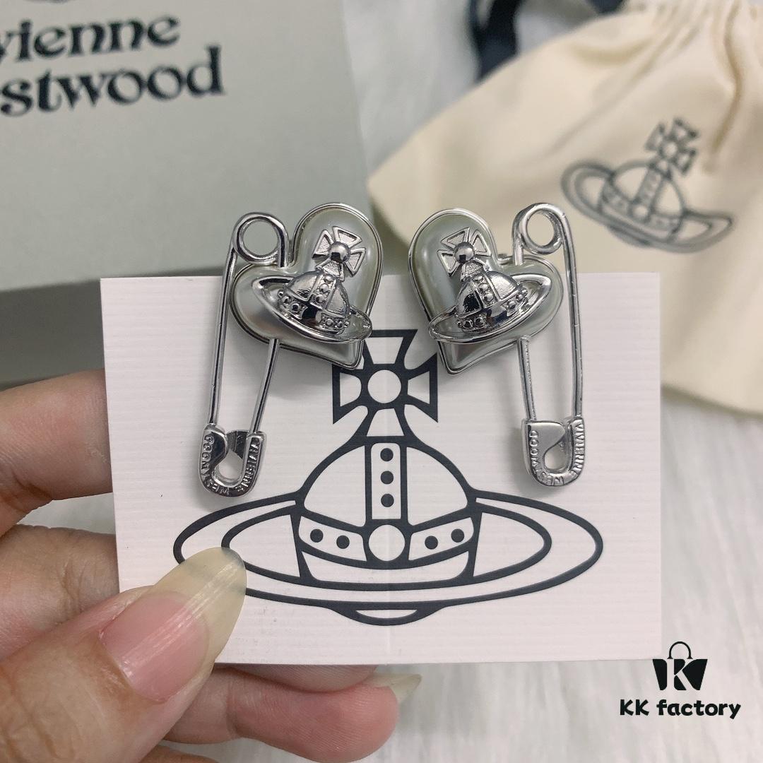 West Grandma Beimu Love Pin Stud Earrings