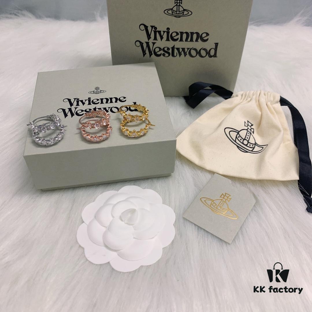 Westminster Multi-Satellite Connected Earrings, Available in White Gold, Yellow Gold, and Rose Gold