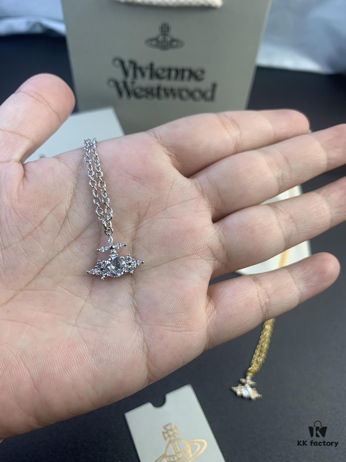 West Dame Zircon Ring, Earrings, and Necklace Set in White Gold, Yellow Gold, and Rose Gold – Three Colors Available, Ring Sizes 6, 7, 8