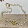 Saturn | Vivienne Westwood Jewelry Pearl Necklace in Gold