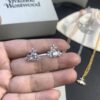 West Dame Zircon Ring, Earrings, and Necklace Set in White Gold, Yellow Gold, and Rose Gold – Three Colors Available, Ring Sizes 6, 7, 8