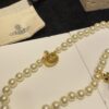 Vivienne Westwood Golden Saturn ORB Pearl Necklace