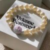 Vivienne Westwood Enamel Pearl Bracelet – Magnetic Clasp, Reversible Design, Six New 2023 Colors Available