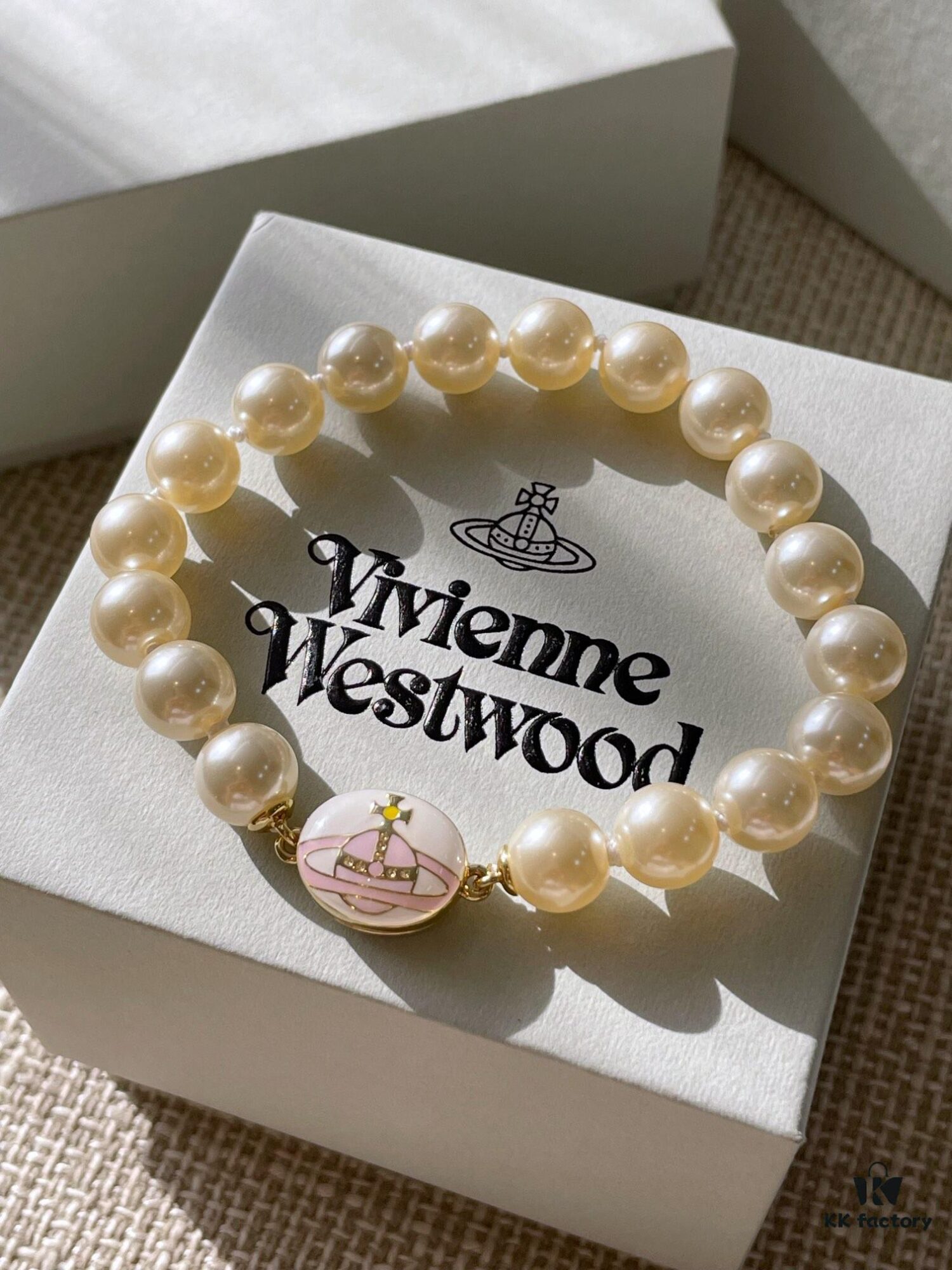 Vivienne Westwood Enamel Pearl Bracelet – Magnetic Clasp, Reversible Design, Six New 2023 Colors Available