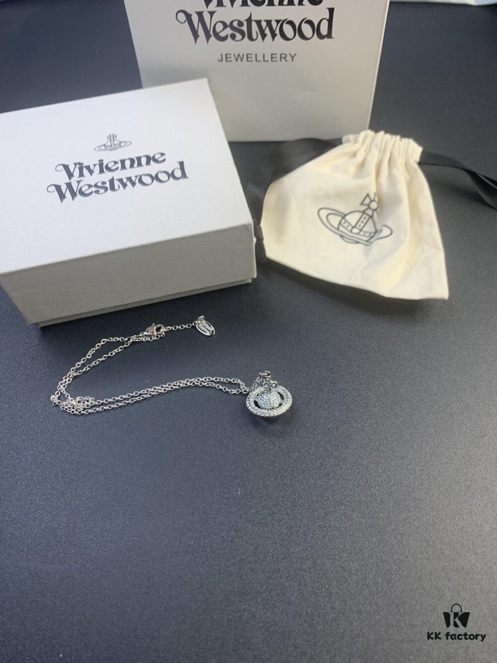 Lady Gaga Full Diamond 3D Saturn Blue Necklace, All Four Colors in Stock