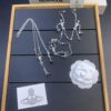 West Queen Skull Skeleton Earrings, Necklace, and Bracelet Set