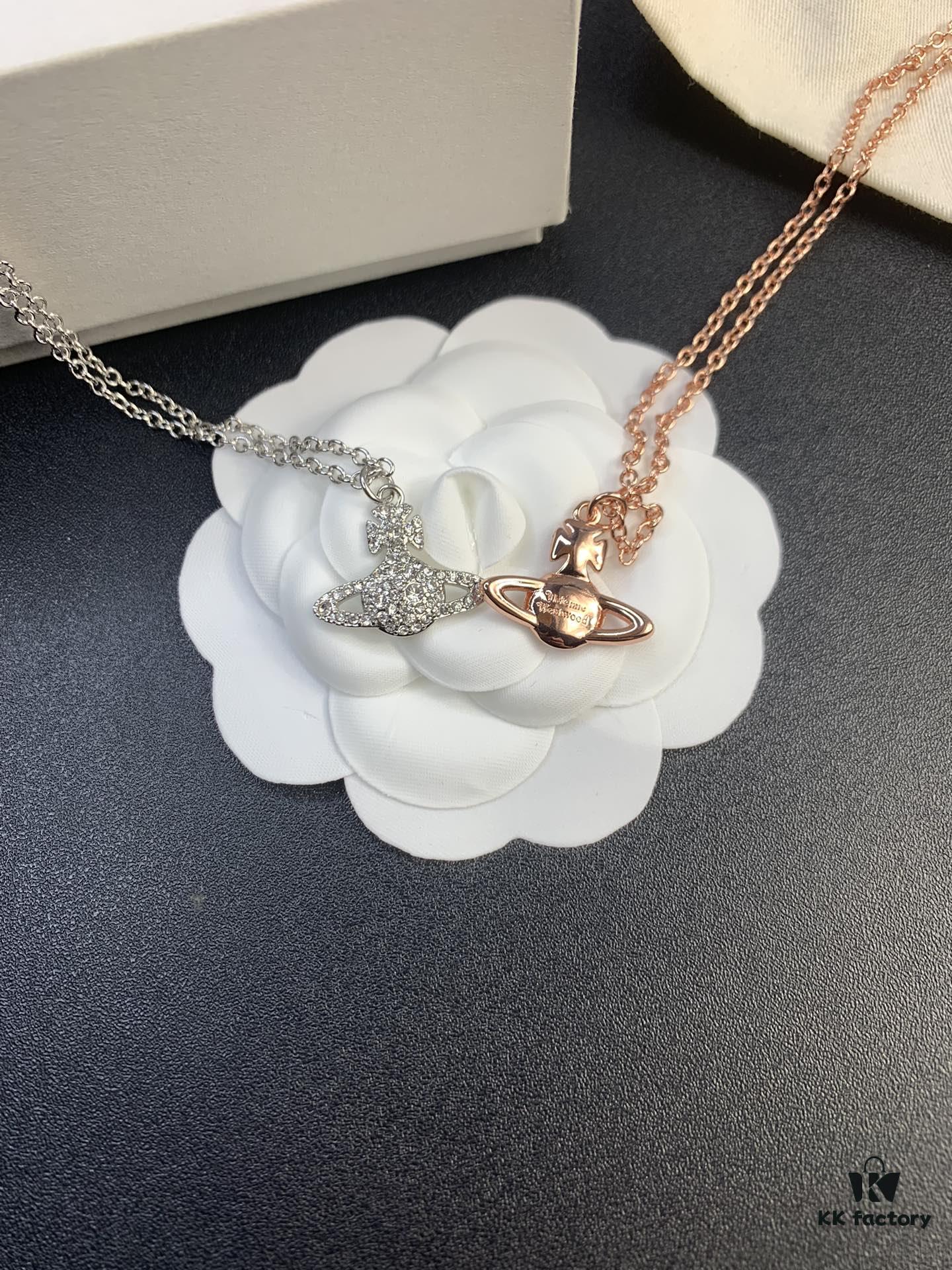 Vivienne Westwood Irregular Full Diamond Necklace