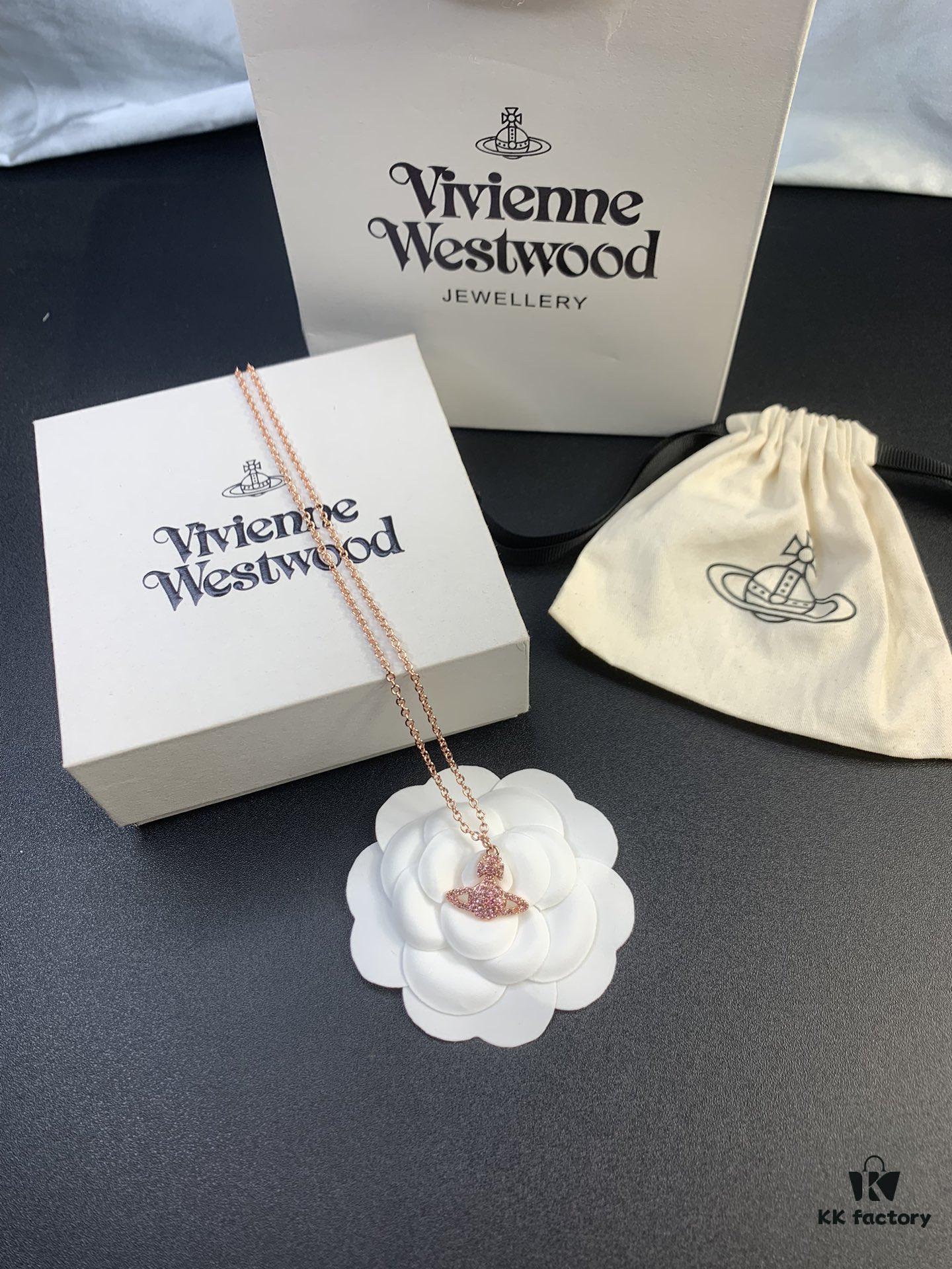 Vivienne Westwood Irregular Full Diamond Necklace