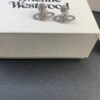Vivienne Westwood Irregular Round Diamond Stud Earrings