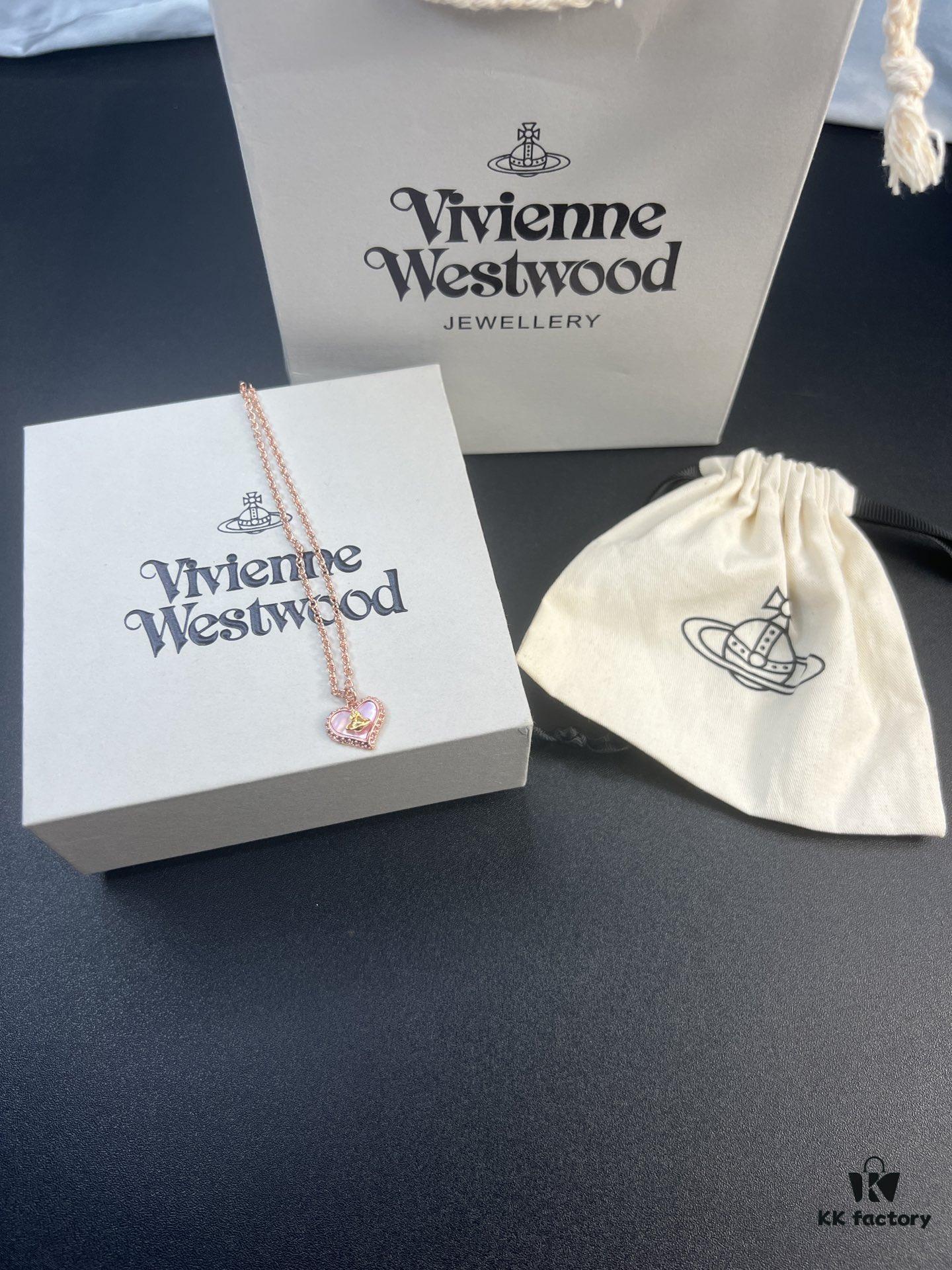 Westminster Rose Gold Pink Shell Heart Necklace In Stock