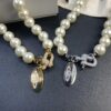 West Queen Full Diamond Horse Hoof Pearl Necklace, Superb Quality