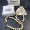 West Queen Full Diamond Horse Hoof Pearl Necklace, Superb Quality