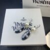 New Arrival Today: Vivienne Westwood-inspired Zircon Oval Pendant Mixed-style Earrings